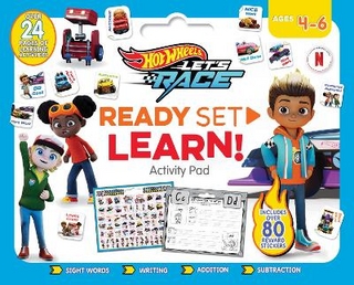 Hot Wheels Let's Race: Ready Set Learn! Activity Pad (Mattel: Ages 4-6 Years)