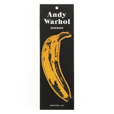Warhol Banana Shaped Bookmark -  Galison