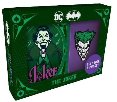 DC Comics: The Joker Tiny Book and Pin Set -  Insight Editions
