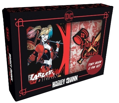DC Comics: Harley Quinn Tiny Book and Pin Set -  Insight Editions