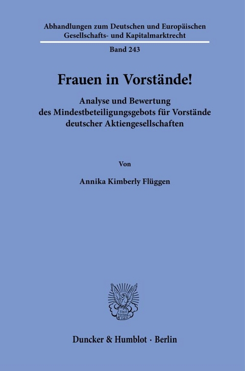 Frauen in Vorst&auml;nde! - Annika Kimberly Fl&uuml;ggen