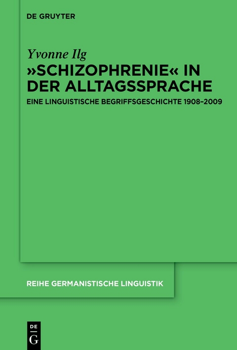»Schizophrenie« in der Alltagssprache - Yvonne Ilg