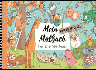 Mein extra großes Malbuch