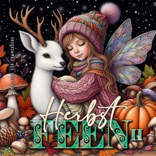 Herbst Feen Malbuch für Erwachsene 2