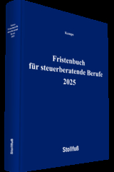 Fristenbuch für steuerberatende Berufe 2025 - 