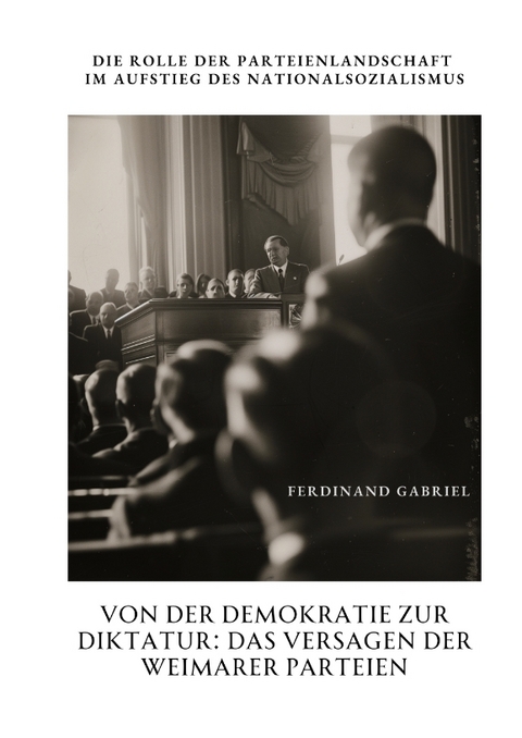 Von der Demokratie zur Diktatur: Das Versagen der Weimarer Parteien - Ferdinand Gabriel