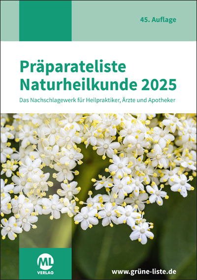 Pr&auml;parateliste der Naturheilkunde 2025