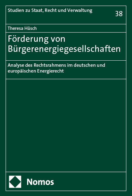 F&ouml;rderung von B&uuml;rgerenergiegesellschaften - Theresa H&uuml;sch