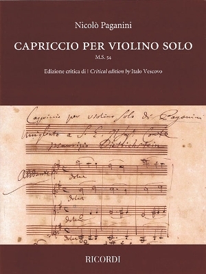 Capriccio per violino solo M.S. 54