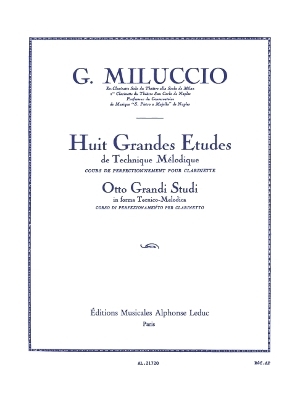 8 Grandes Etudes de Technique melodique - 