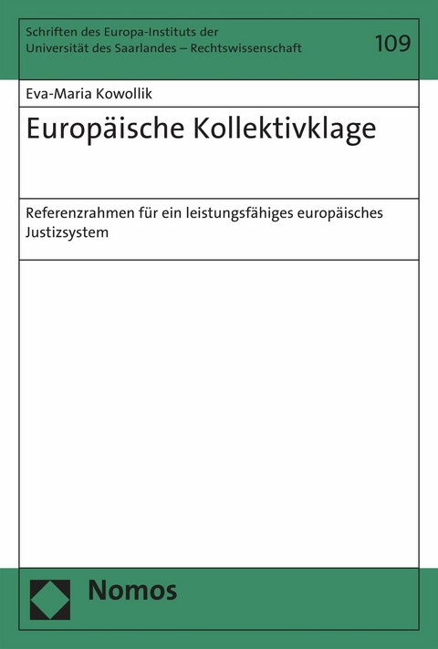 Europ&auml;ische Kollektivklage - Eva-Maria Kowollik
