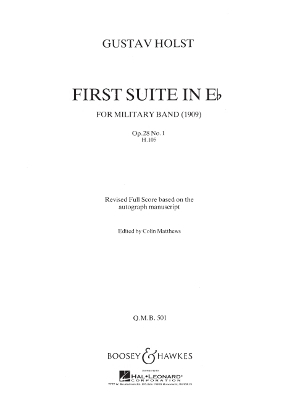 First Suite in E Flat Op. 28 No. 1 - 