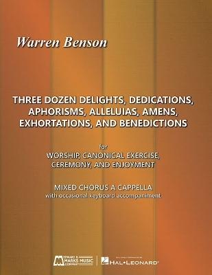 Three Dozen Delights, Dedications, Aphorisms - 