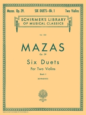 6 Duets, Op. 39 - Book 1