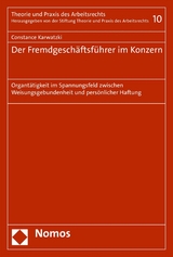 Der Fremdgeschäftsführer im Konzern - Constance Karwatzki