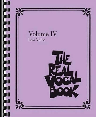 The Real Vocal Book -  Hal Leonard Publishing Corporation