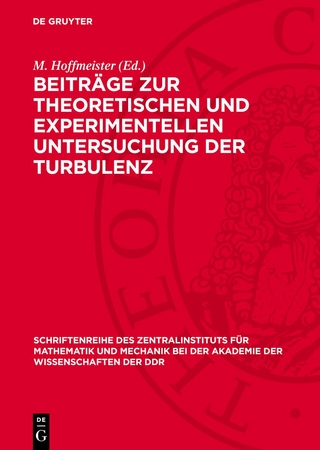 Beiträge zur theoretischen und experimentellen Untersuchung der Turbulenz