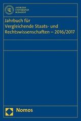 Jahrbuch f&uuml;r Vergleichende Staats- und Rechtswissenschaften - 2016/2017 - 