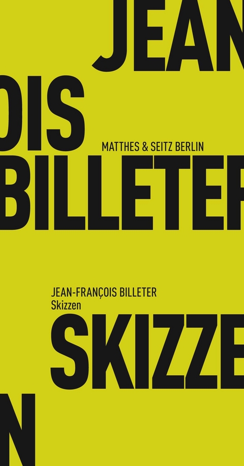 Skizzen - Jean Fran&ccedil;ois Billeter