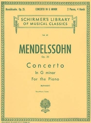 Concerto No. 1 in G Minor, Op. 25 - 