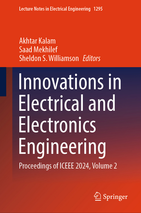 Innovations in Electrical and Electronics Engineering - 