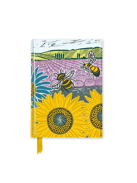 Kate Heiss: Sunflower Fields (Foiled Pocket Journal) - 