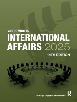 Who's Who in International Affairs 2025 - 