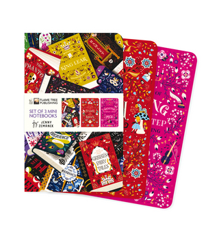 Book Lovers by Jenny Zemanek Set of 3 Mini Notebooks