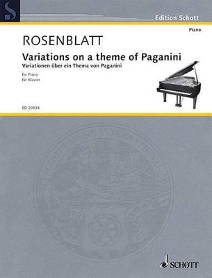 Variations on a Theme of Paganini for Piano / Viationen Uber Ein Thema Von Paganini Fur Klavier - 