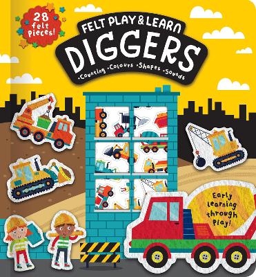 Felt Play & Learn Diggers - Alice Barker