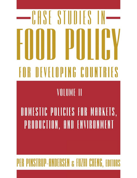 Case Studies in Food Policy for Developing Countries - 