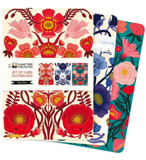 Nina Pace Set of 3 Midi Notebooks - 