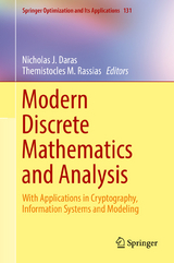 Modern Discrete Mathematics and Analysis - 