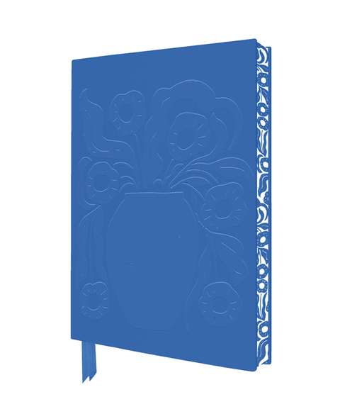Vicky Yorke: Ziva Blue Vase & Flower Artisan Art Notebook (Flame Tree Journals) - 