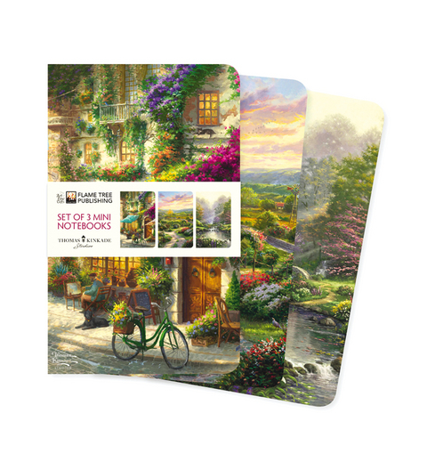 Thomas Kinkade Set of 3 Mini Notebooks - 