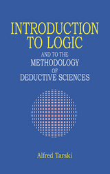 Introduction to Logic -  Alfred Tarski