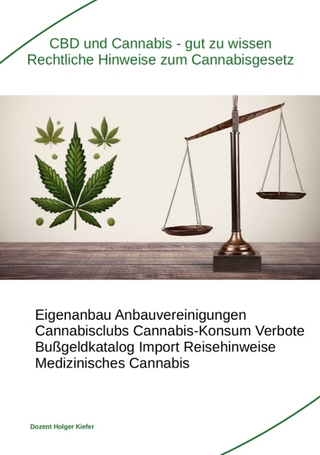 CBD und Cannabis – gut zu wissen Rechtliche Hinweise zum Cannabisgesetz