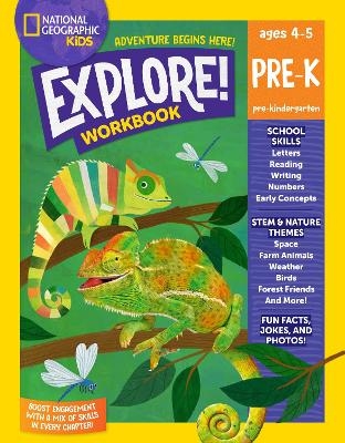 National Geographic Kids Explore! Workbook Pre-K -  National Geographic Kids