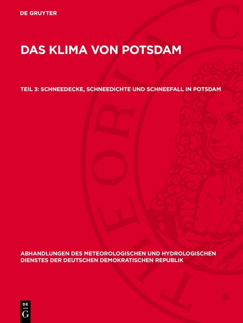 Schneedecke, Schneedichte und Schneefall in Potsdam