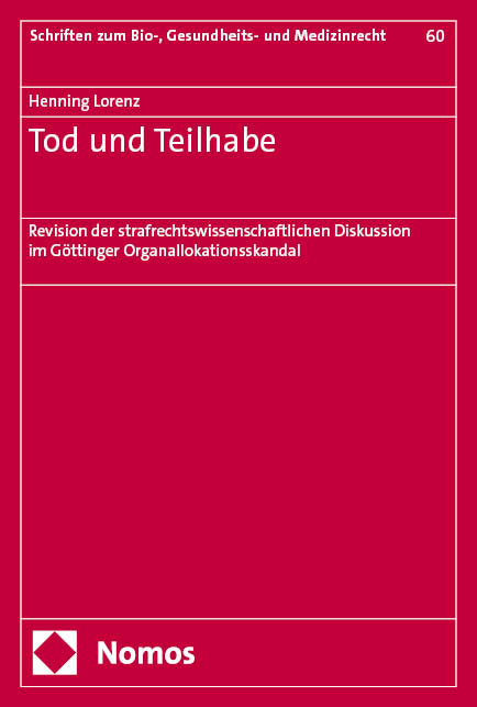 Tod und Teilhabe - Henning Lorenz