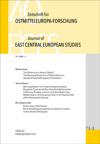 Zeitschrift für Ostmitteleuropa-Forschung (ZfO) 73/3 / Journal of East Central European Studies (JECES) 73/3