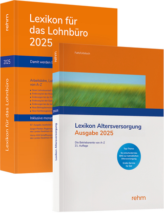 Buchpaket Lexikon f&uuml;r das Lohnb&uuml;ro und Lexikon Altersversorgung 2025