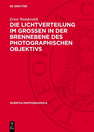 Die Lichtverteilung im Grossen in der Brennebene des photographischen Objektivs