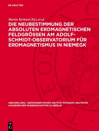 Die Neubestimmung der absoluten erdmagnetischen Feldgrößen am Adolf-Schmidt-Observatorium für Erdmagnetismus in Niemegk
