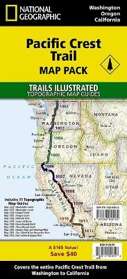 Pacific Crest Trail [Map Pack Bundle] -  National Geographic Maps - Trails Illustrated
