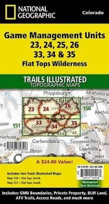 Flat Tops Wilderness Gmu [map Pack Bundle] - National Geographic Maps