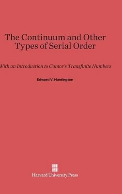 The Continuum and Other Types of Serial Order