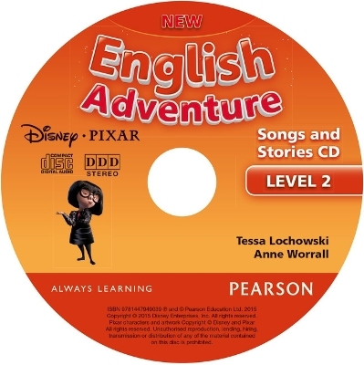 New English Adventure GL 2 Song CD