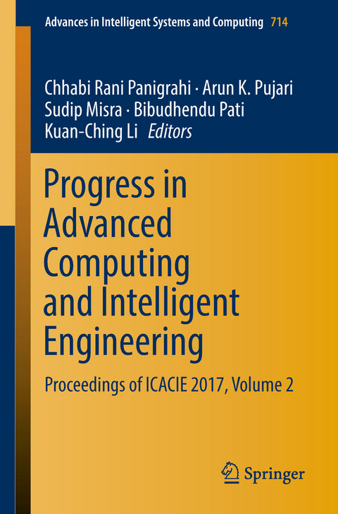 Progress in Advanced Computing and Intelligent Engineering - 