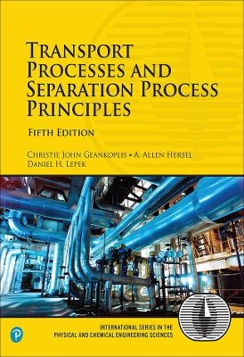 Additional Homework Problems for Transport Processes and Separation Process Principles